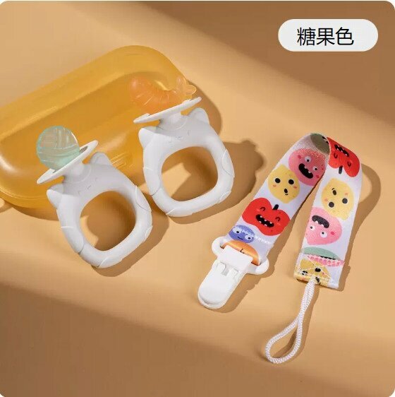 熱賣（2只裝）嬰兒磨牙棒（糖果色）