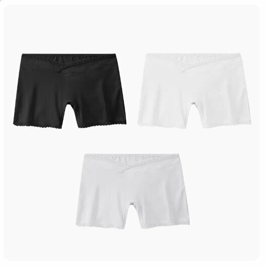 熱賣（3條）中晚期抗菌孕產婦打底褲內褲【黑色+白色+淺灰】（尺碼：M-2XL碼）(下單後請聯絡客服確認發貨尺碼)