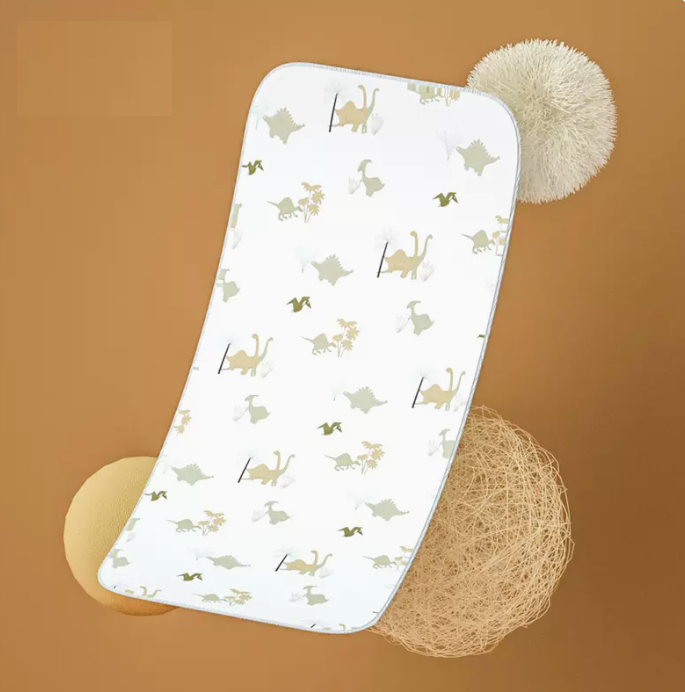 Hot selling baby ice silk mat (antibacterial and anti-mite [mat] dinosaur) 100cm×56cm