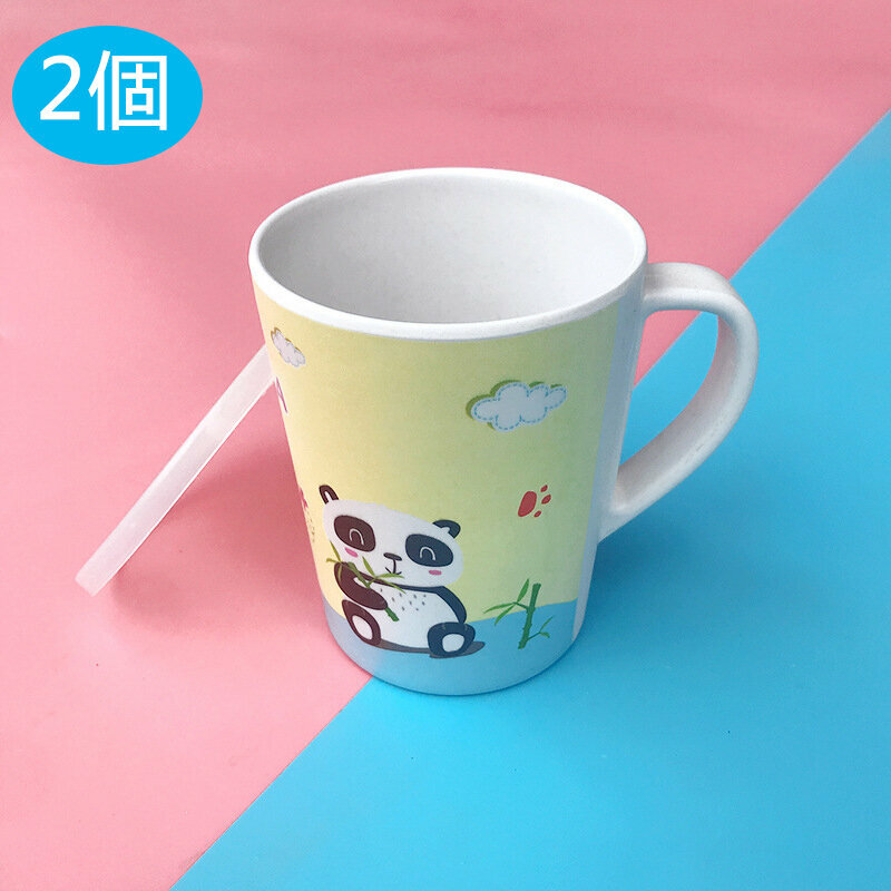 熱賣【2個裝】寶寶飲水杯(300ML熊貓）