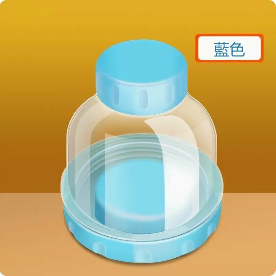 熱賣便攜式奶粉盒（第四代單個藍色）