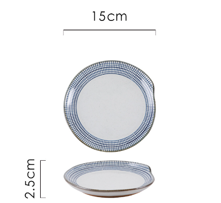 Hot recommended household tableware (tadpole flat plate-SFH068)
