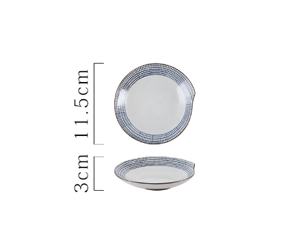 Hot recommended household tableware (tadpole plate-SFH053)