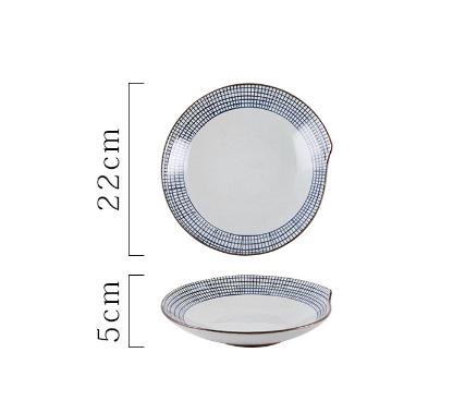 Hot recommended household tableware (tadpole plate-SFH055)