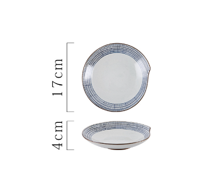 Hot recommended household tableware (tadpole plate-SFH054)