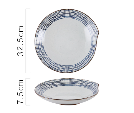 Hot recommended household tableware (tadpole plate-SFH057)