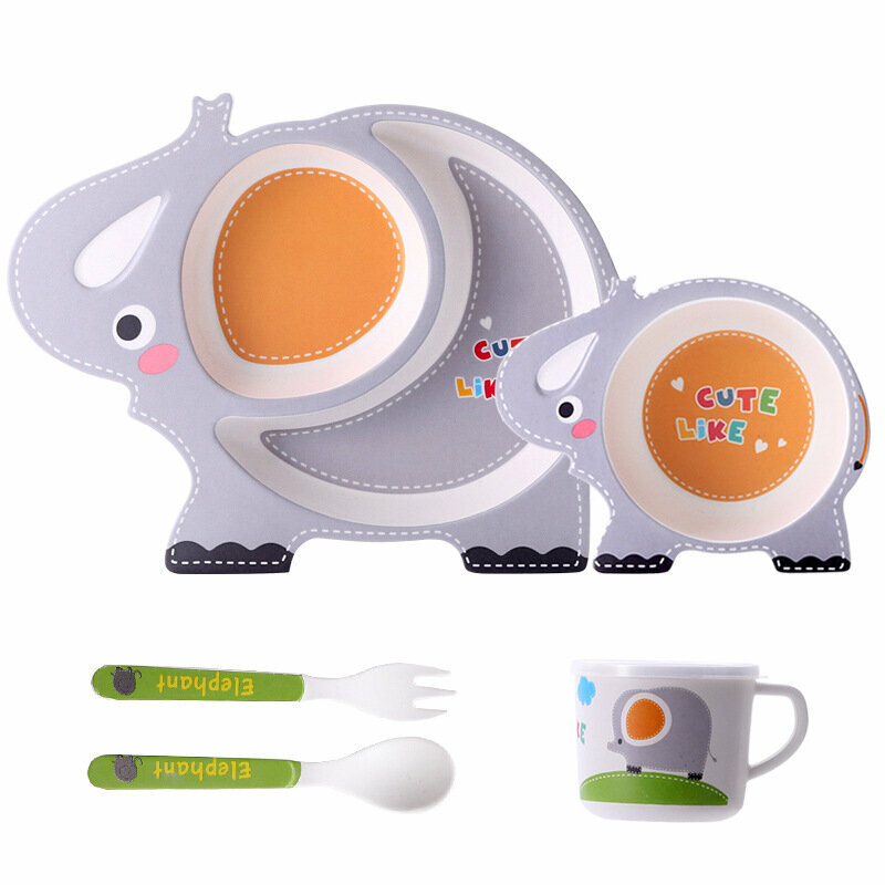 Popular baby meal bowl set (036 Elephant)