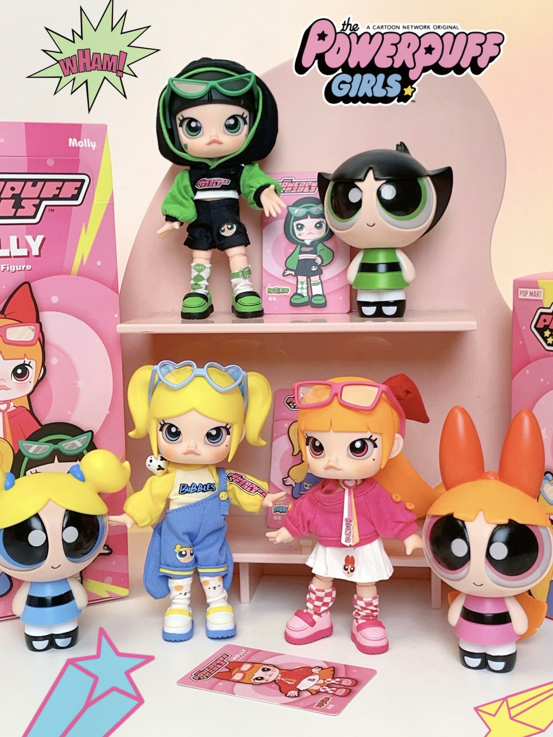 POPMART 泡泡瑪特 Molly x 飛天小女警 可動公仔 換裝公仔 盲盒/預購