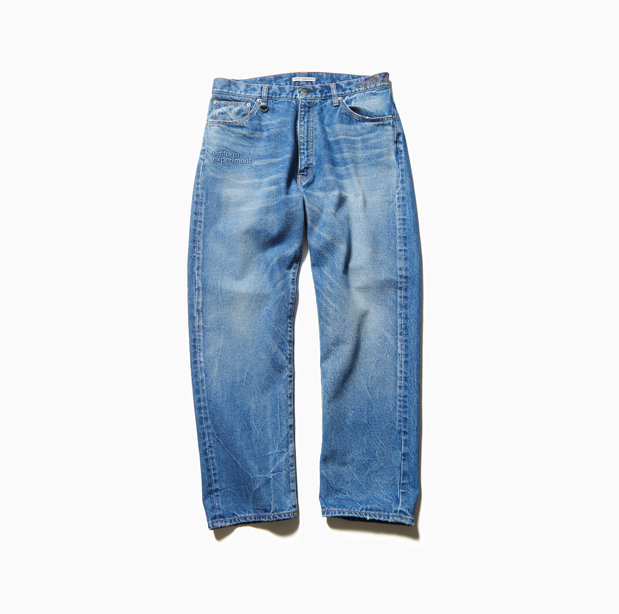 SOPH Uniform Experiment NDIGO DAMAGED DENIM PANTS - PRE ORDER ITEM (預訂中)