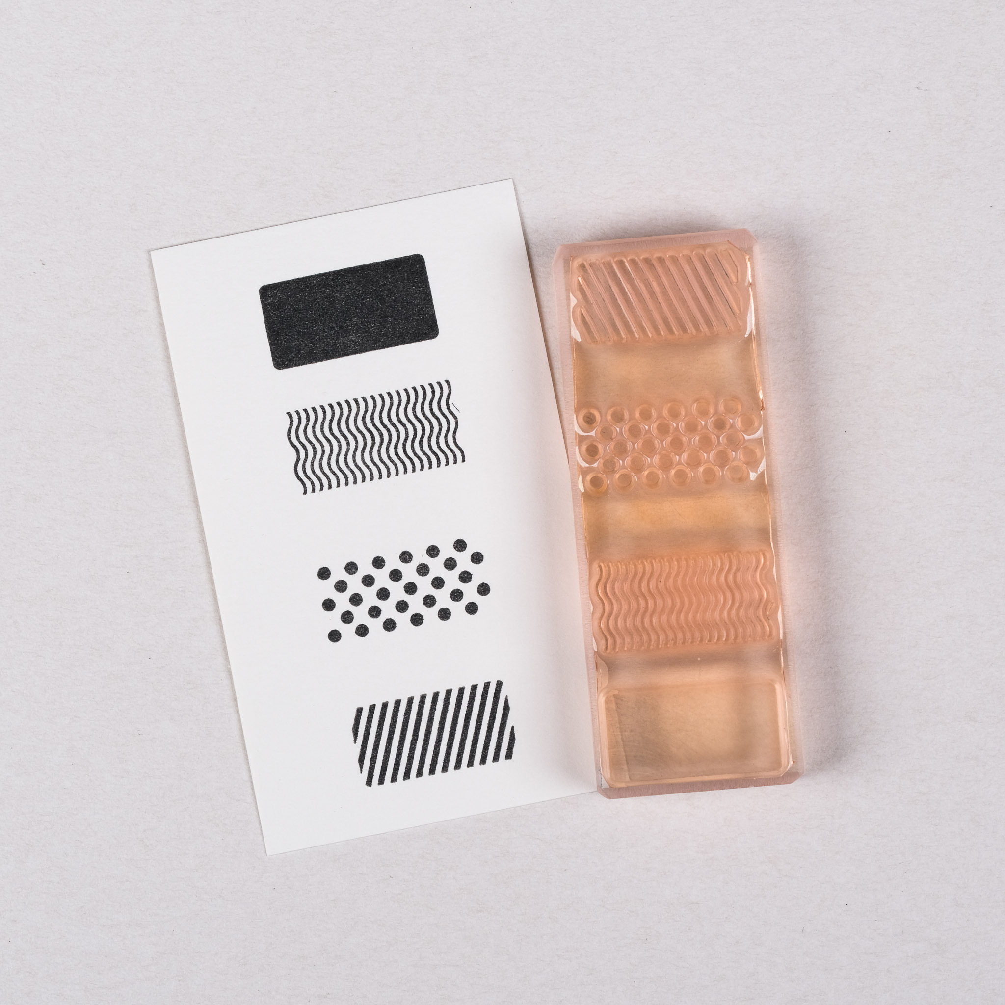 標籤圖案製造機 膠版印章｜一分之一工作室 台灣