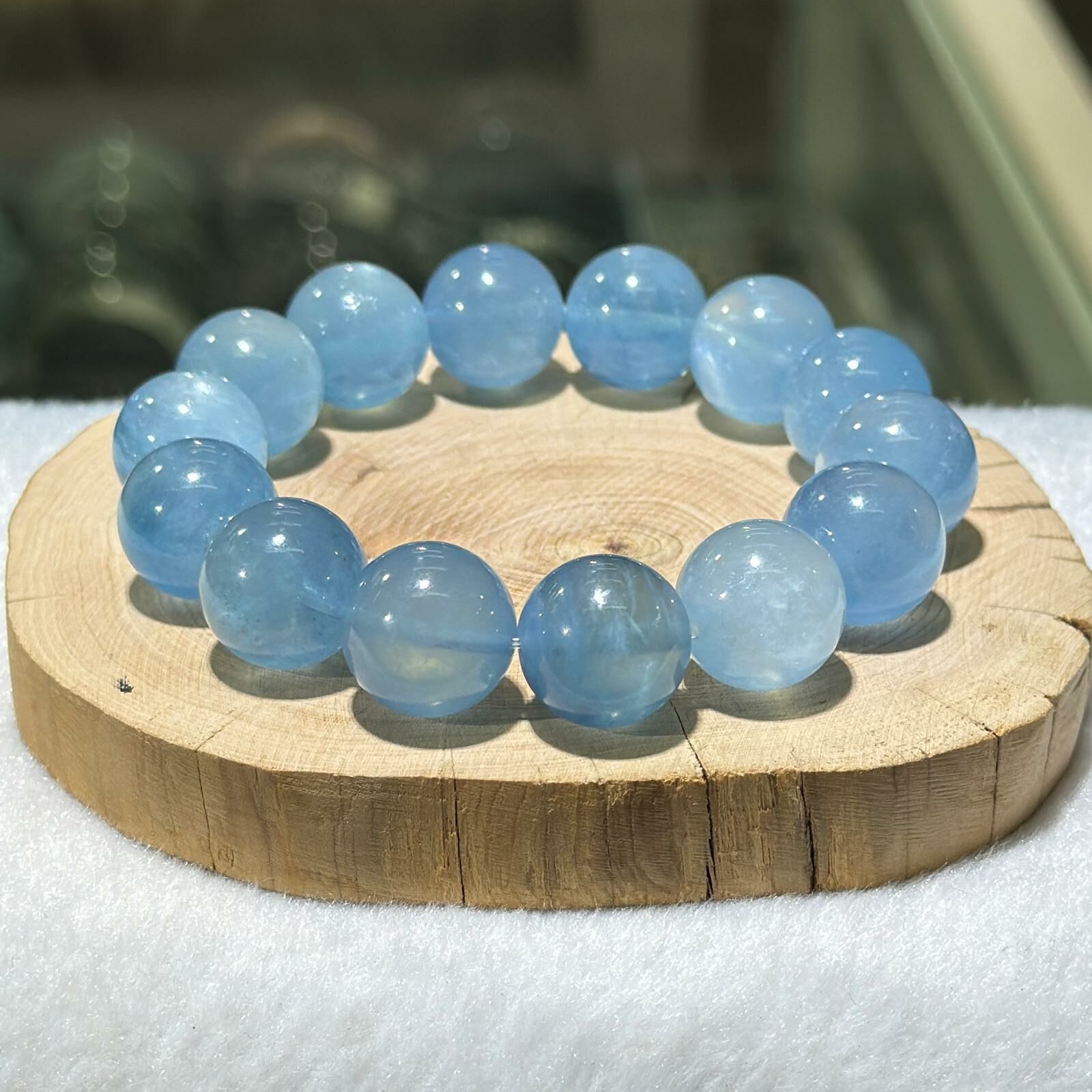 大m💫海藍寶手串 15 mm +/-
