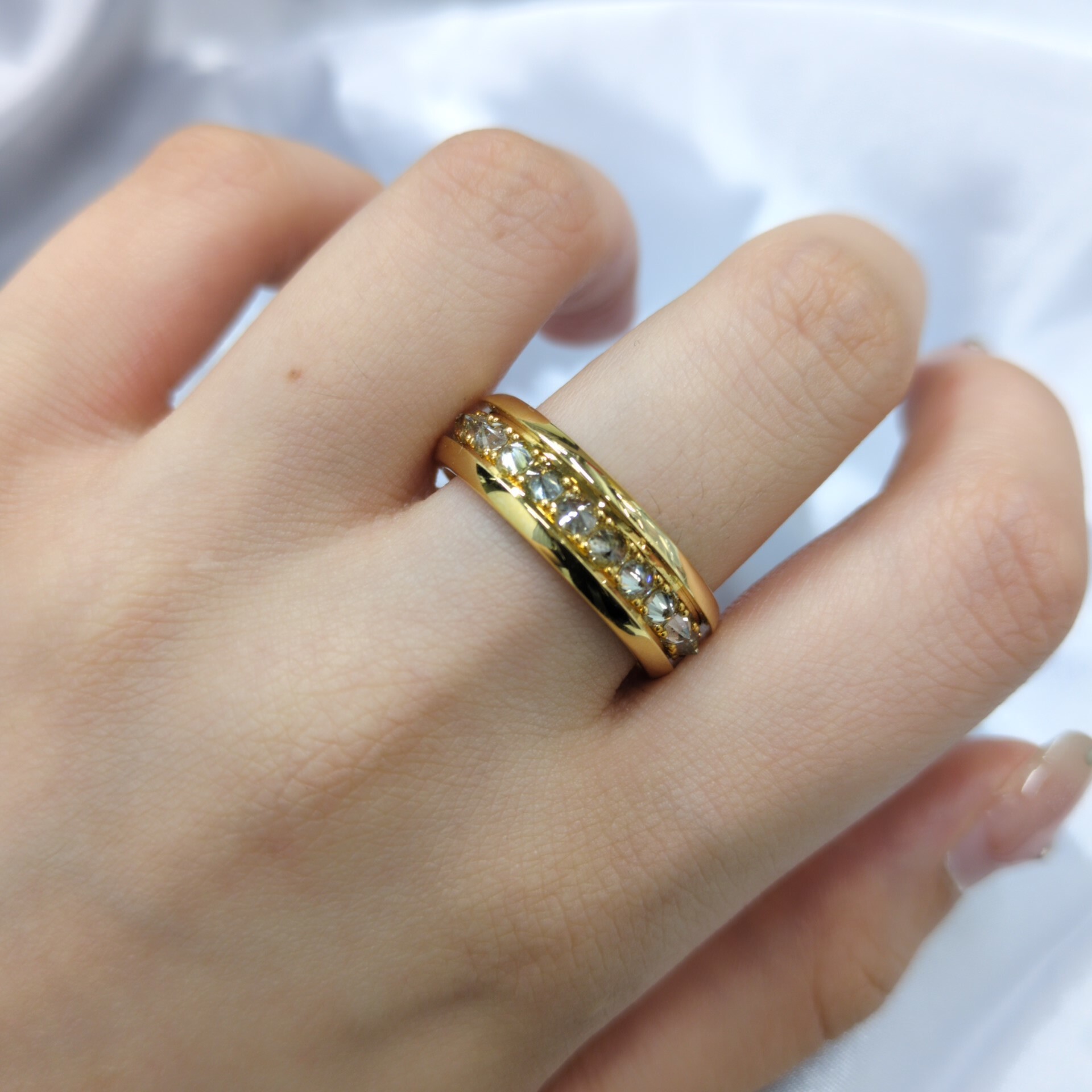 18K Yellow Gold 2.14ct Diamond Ring