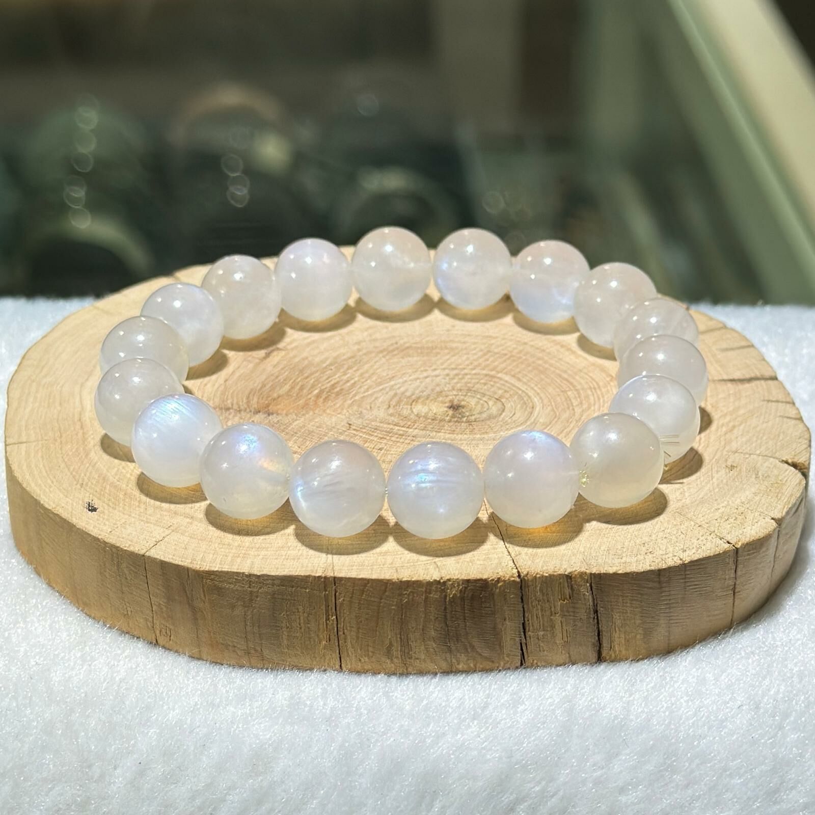 月亮石手串 11.5 mm +/-