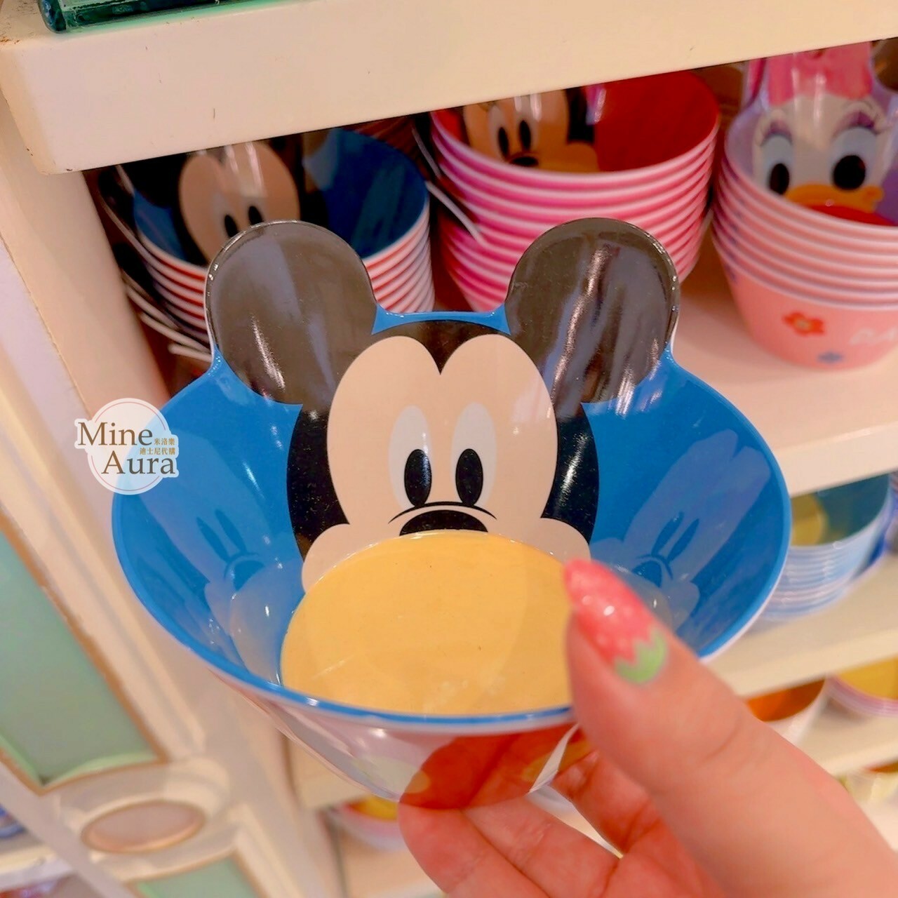 米奇 Mickey 兒童 餐具 造型碗/叉子/湯匙 -香港迪士尼樂園