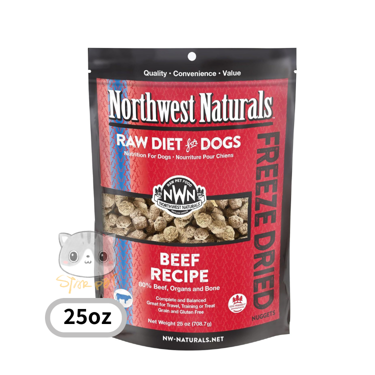 NWN-Northwest Naturals - Freeze Dried Diets for Dogs Beef Recipe 708.7g (25oz)