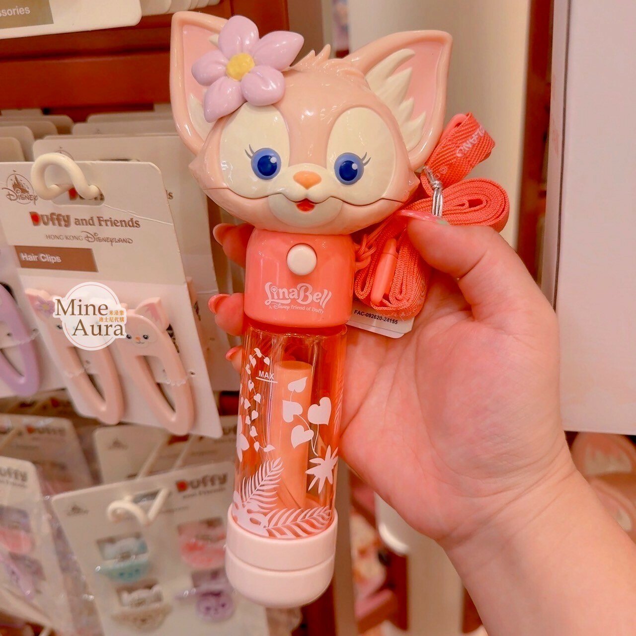 玲娜貝兒 Lina bell 大頭造型 降溫 消暑 噴霧器 -香港迪士尼樂園