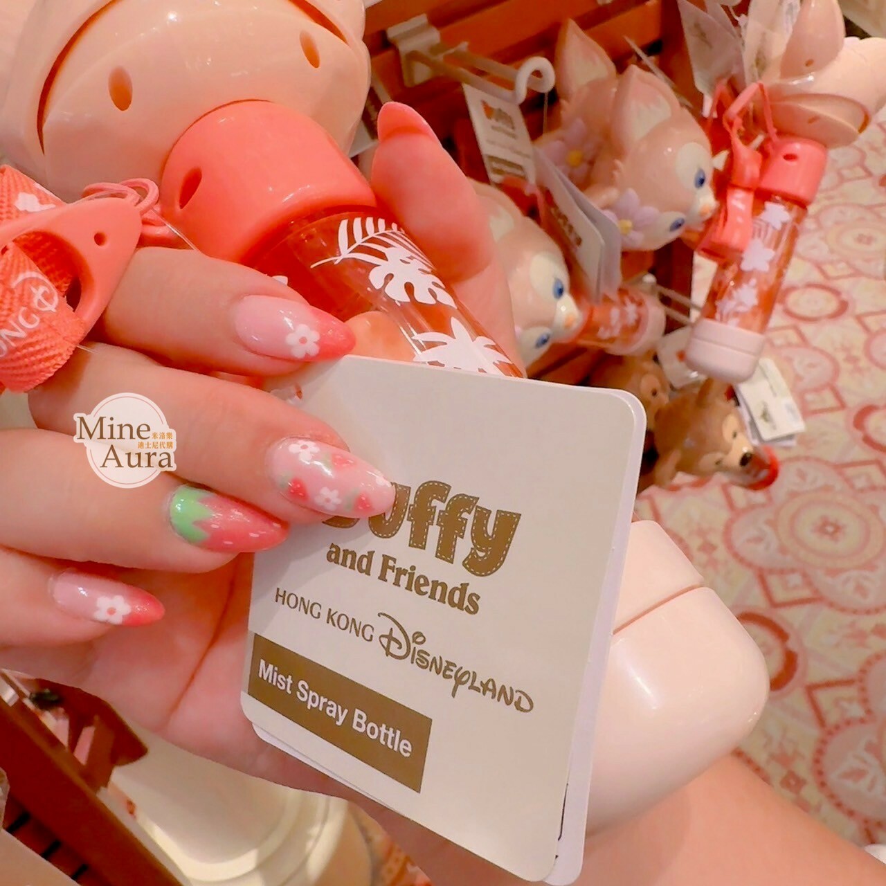 玲娜貝兒 Lina bell 大頭造型 降溫 消暑 噴霧器 -香港迪士尼樂園