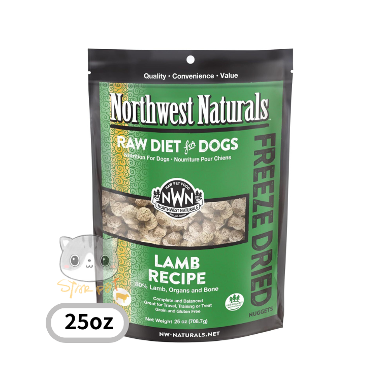 NWN-Northwest Naturals - Freeze Dried Diets for Dogs Lamb Recipe 708.7g (25oz)