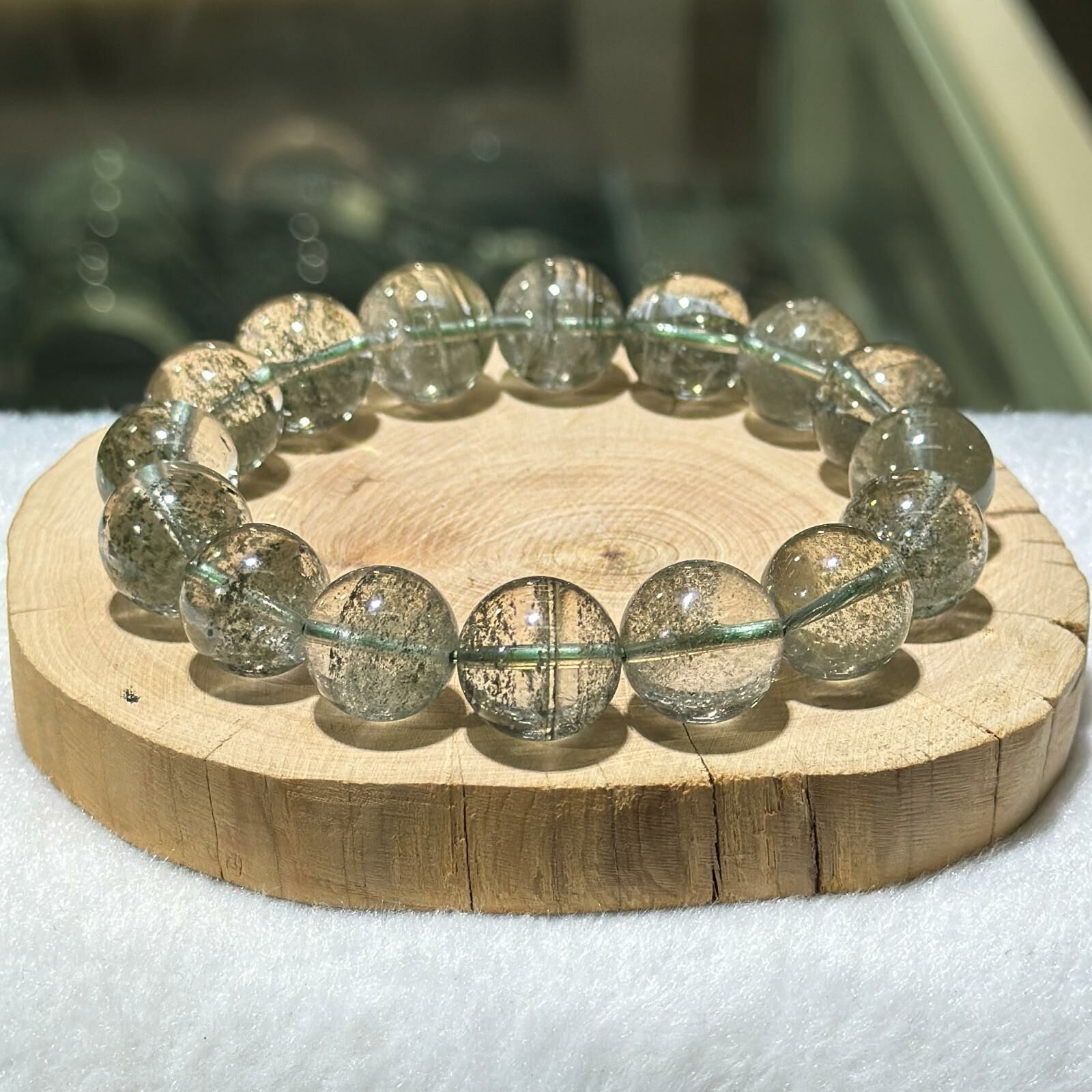 大m💫綠幽靈手串 14.5 mm +/-