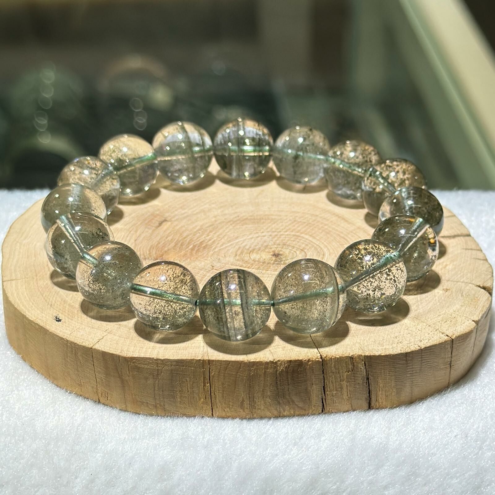 大m💫綠幽靈手串 14.5 mm +/-