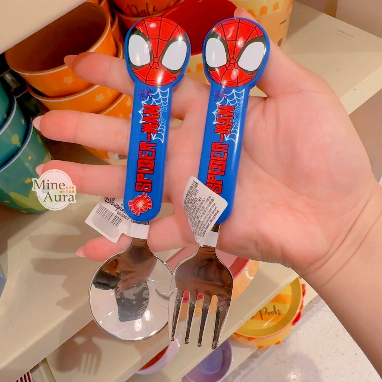 蜘蛛人 Spider-Man 兒童 餐具 造型碗/叉子/湯匙 漫威 Marvel -香港迪士尼樂園