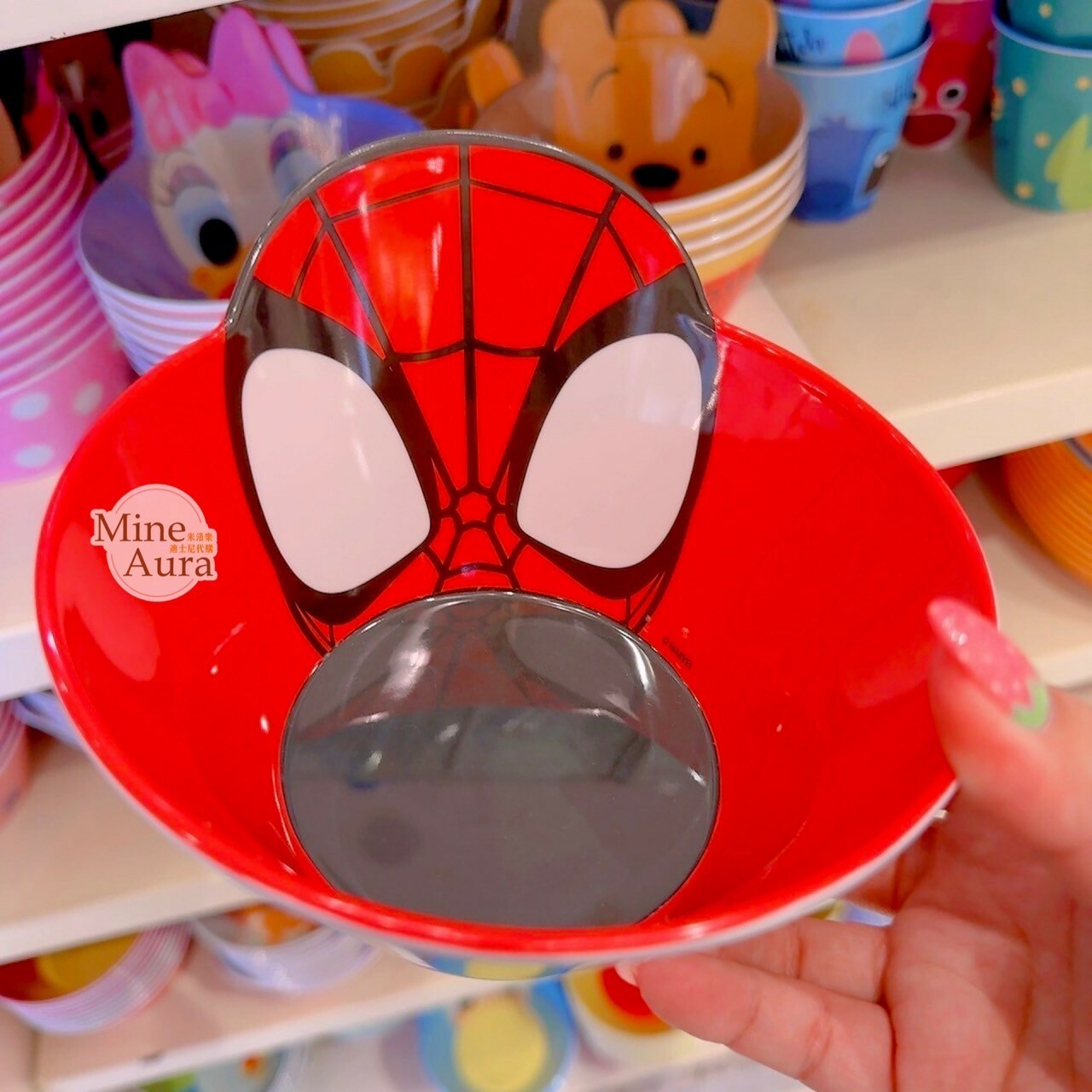 蜘蛛人 Spider-Man 兒童 餐具 造型碗/叉子/湯匙 漫威 Marvel -香港迪士尼樂園