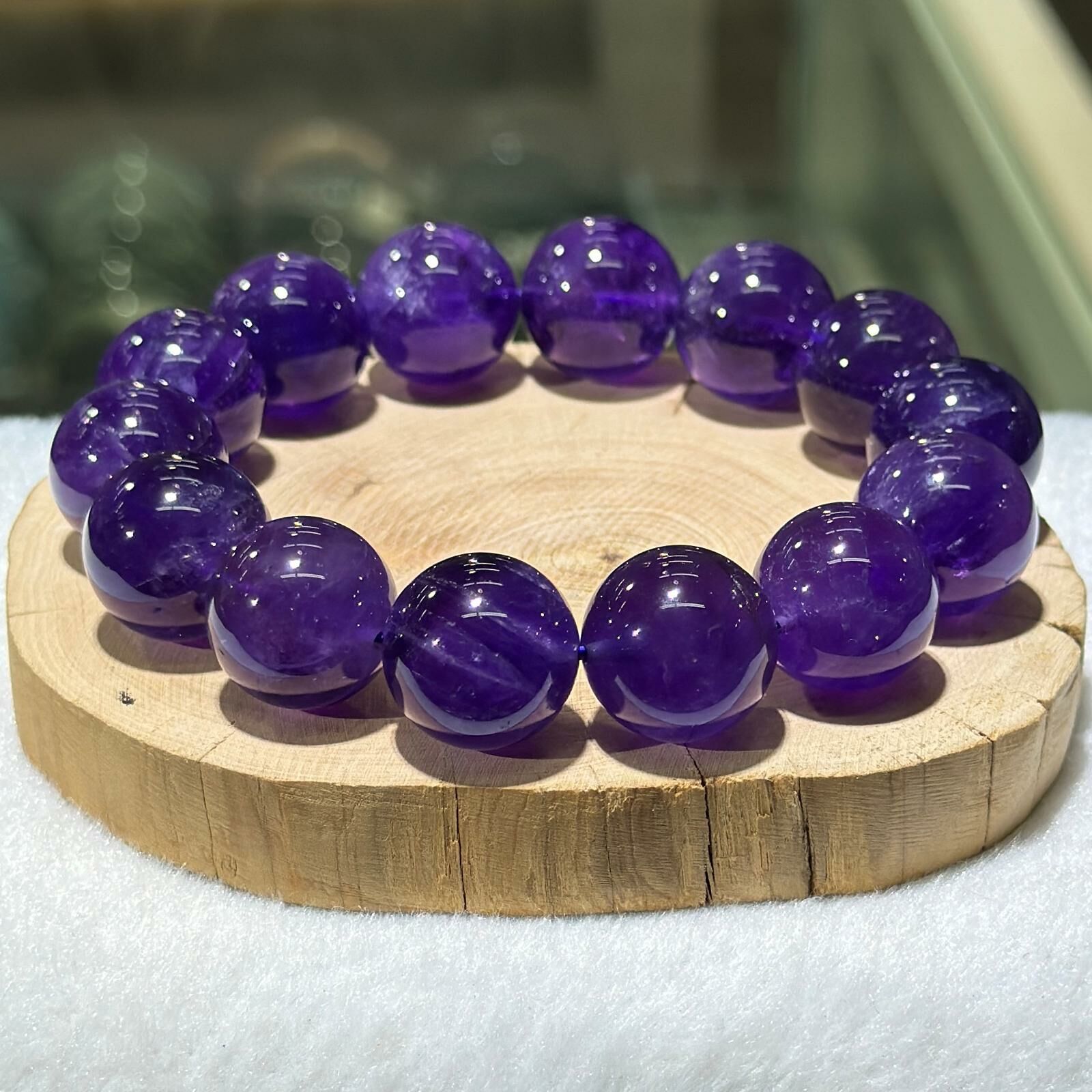 大m💫紫水晶手串 17 mm +/-