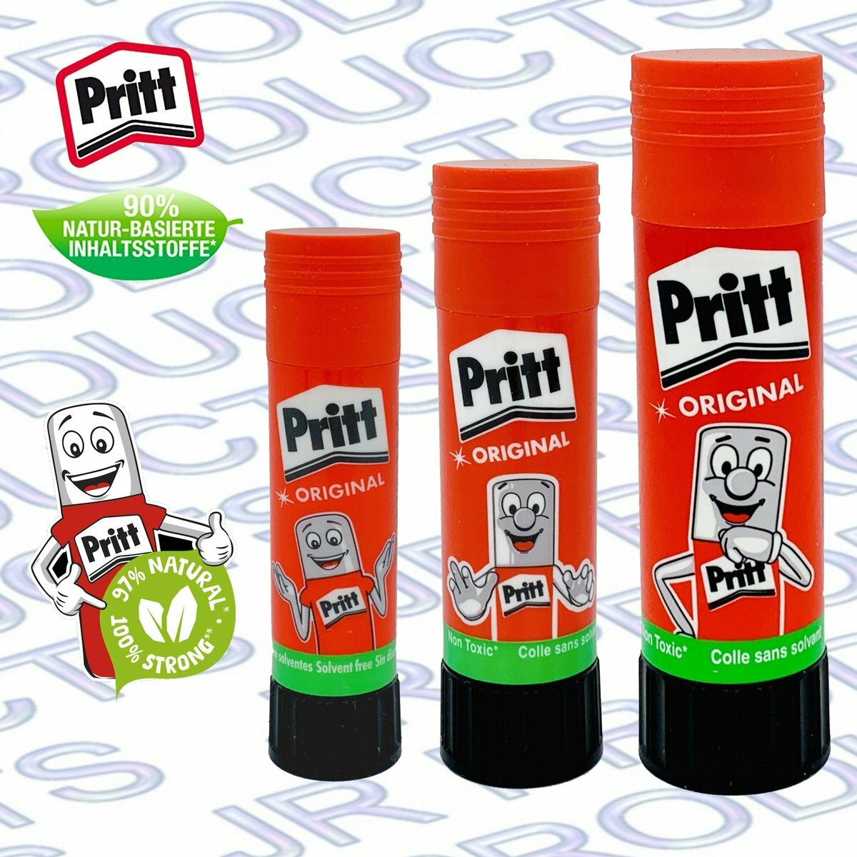 Pritt - 德國百特 槳糊筆三兄弟 (11克+22克+43克)《香港行貨》