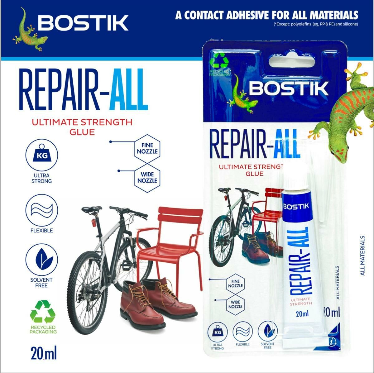 Bostik - Bostik® 強力修補膠, 透明 20毫升《香港行貨》AA