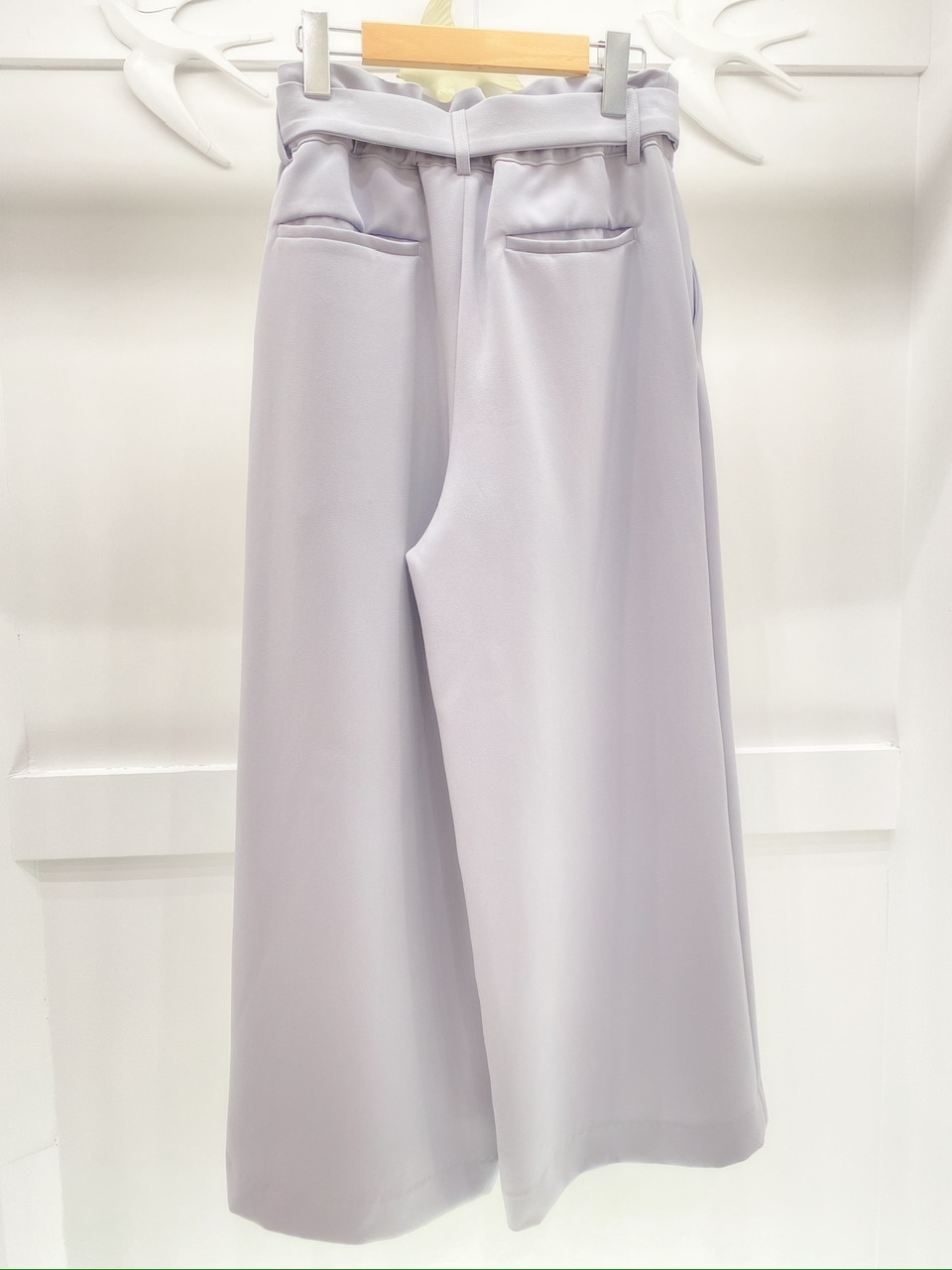 綁帶寬褲
