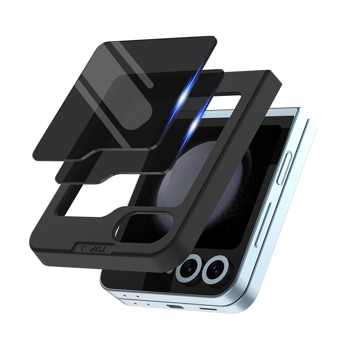 araree Core 外屏防偷窺強化玻璃 X2 -Galaxy Z Flip 6 | 香港行貨