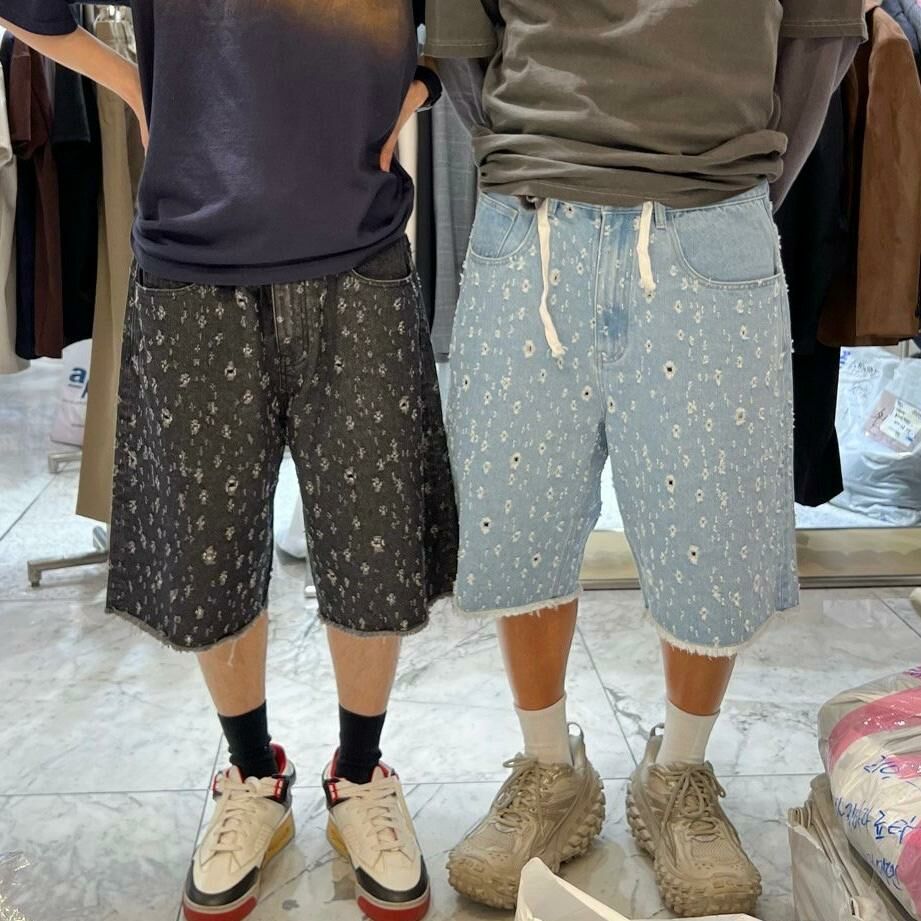 破洞牛仔短褲 P2907