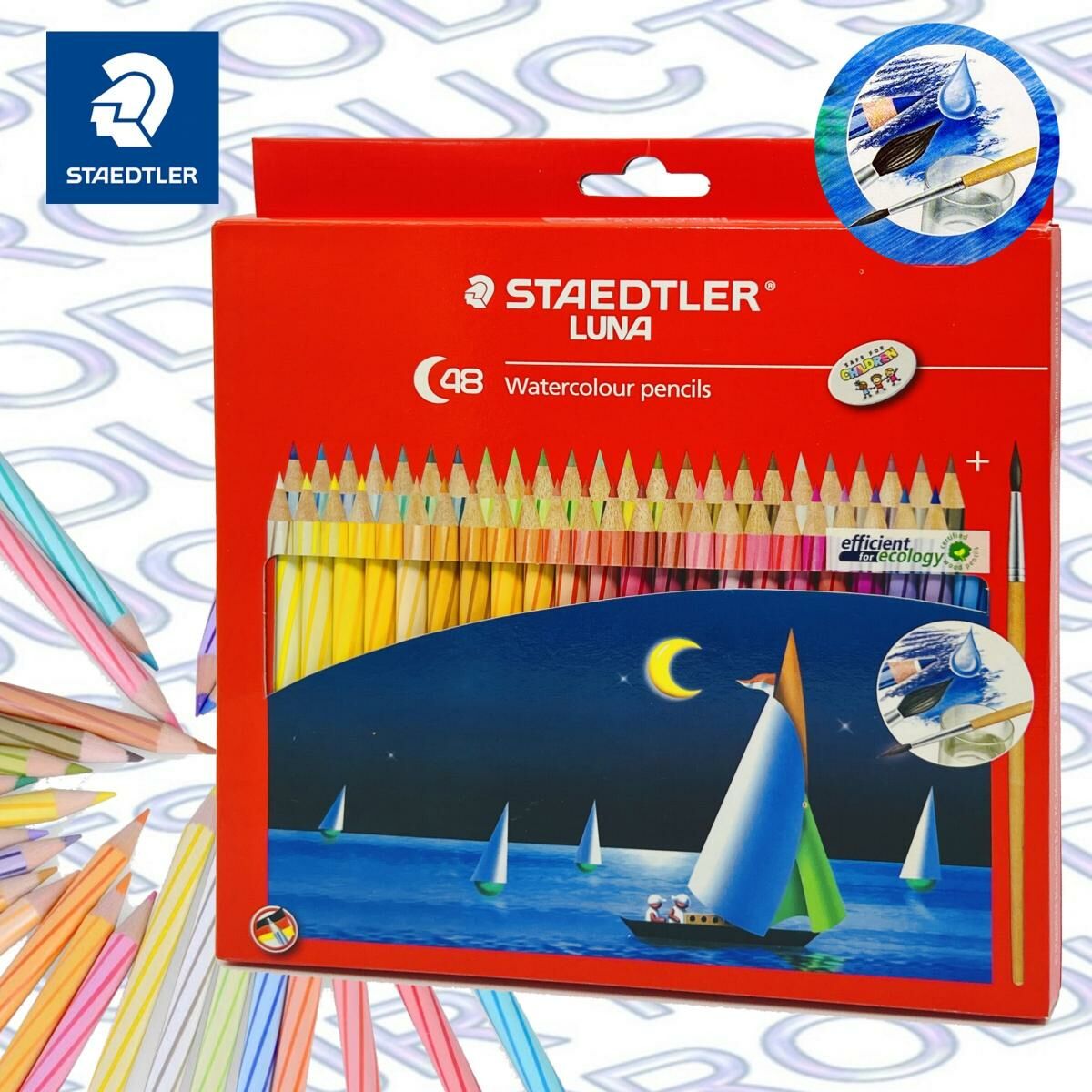 施德樓 - 德國施德樓Luna 137 C 48色 水溶性木顏色鉛筆