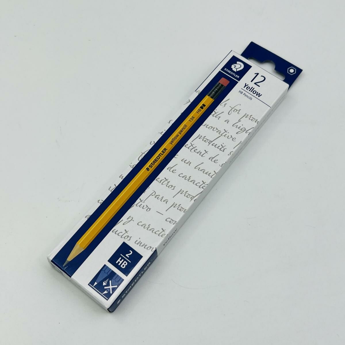 施德樓 - 德國施德樓134-HB黃杆鉛筆 - 12支 / 盒