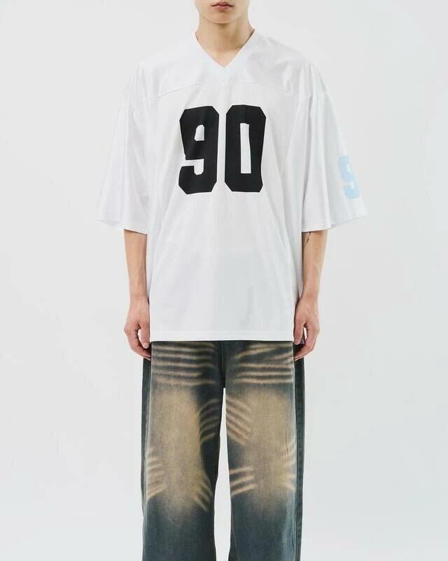 V領數字短袖Tee T5515