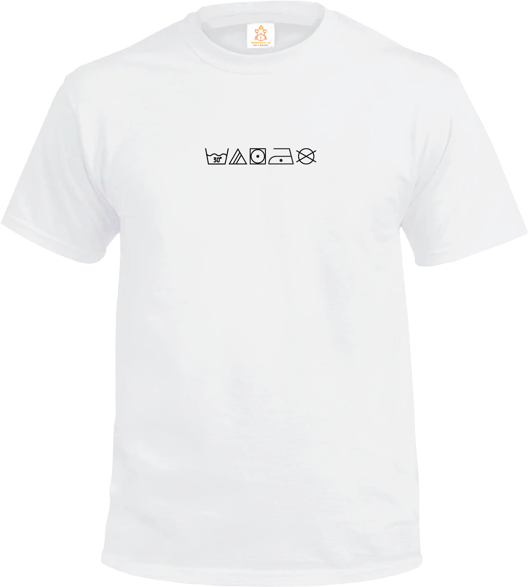 Crab| 洗滌標籤| T-shirt| 本土衣服品牌| 香港衣服印刷| 多色