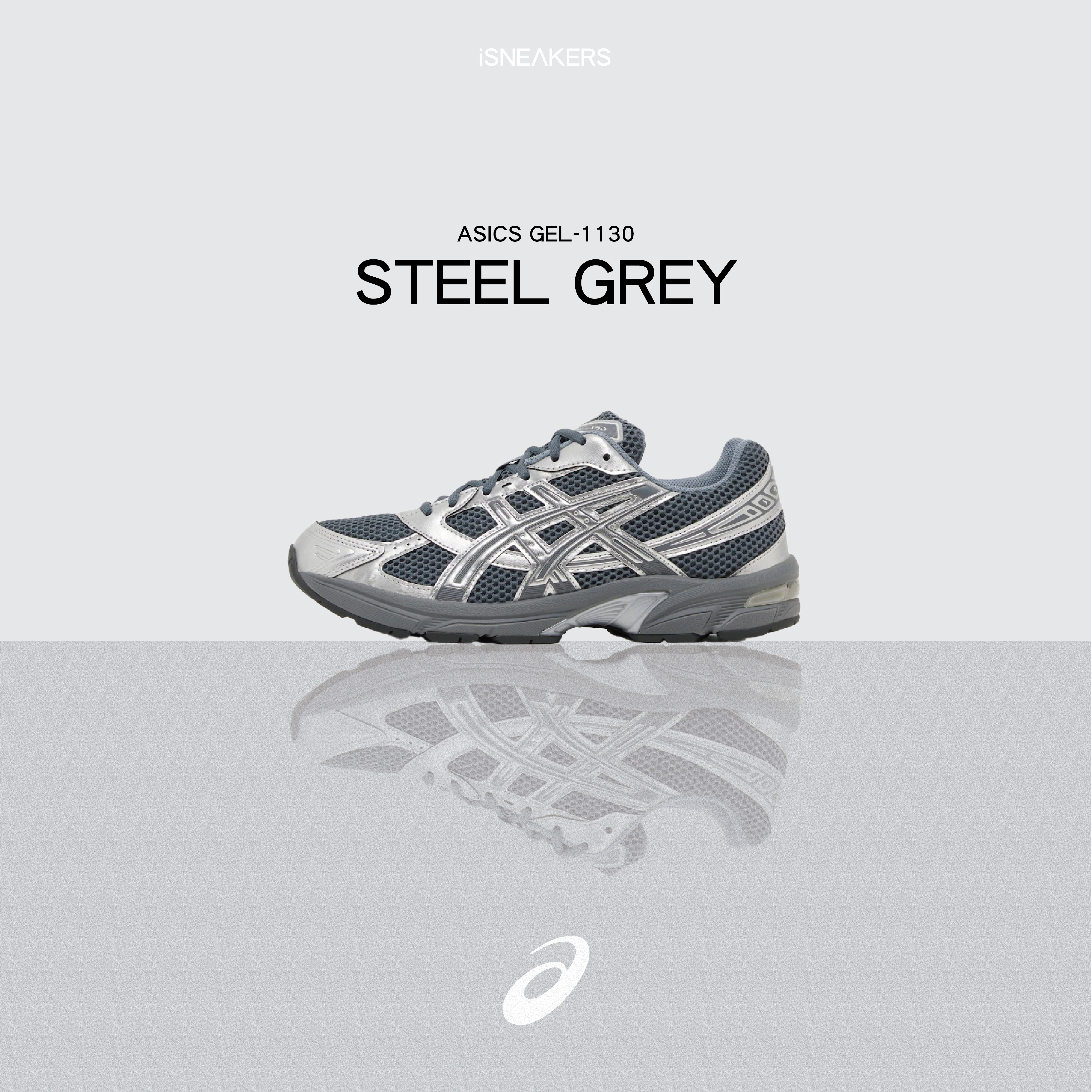 iSNEAKERS｜Asics Gel-1130 "Steel Grey" 銀灰 1201A934-020
