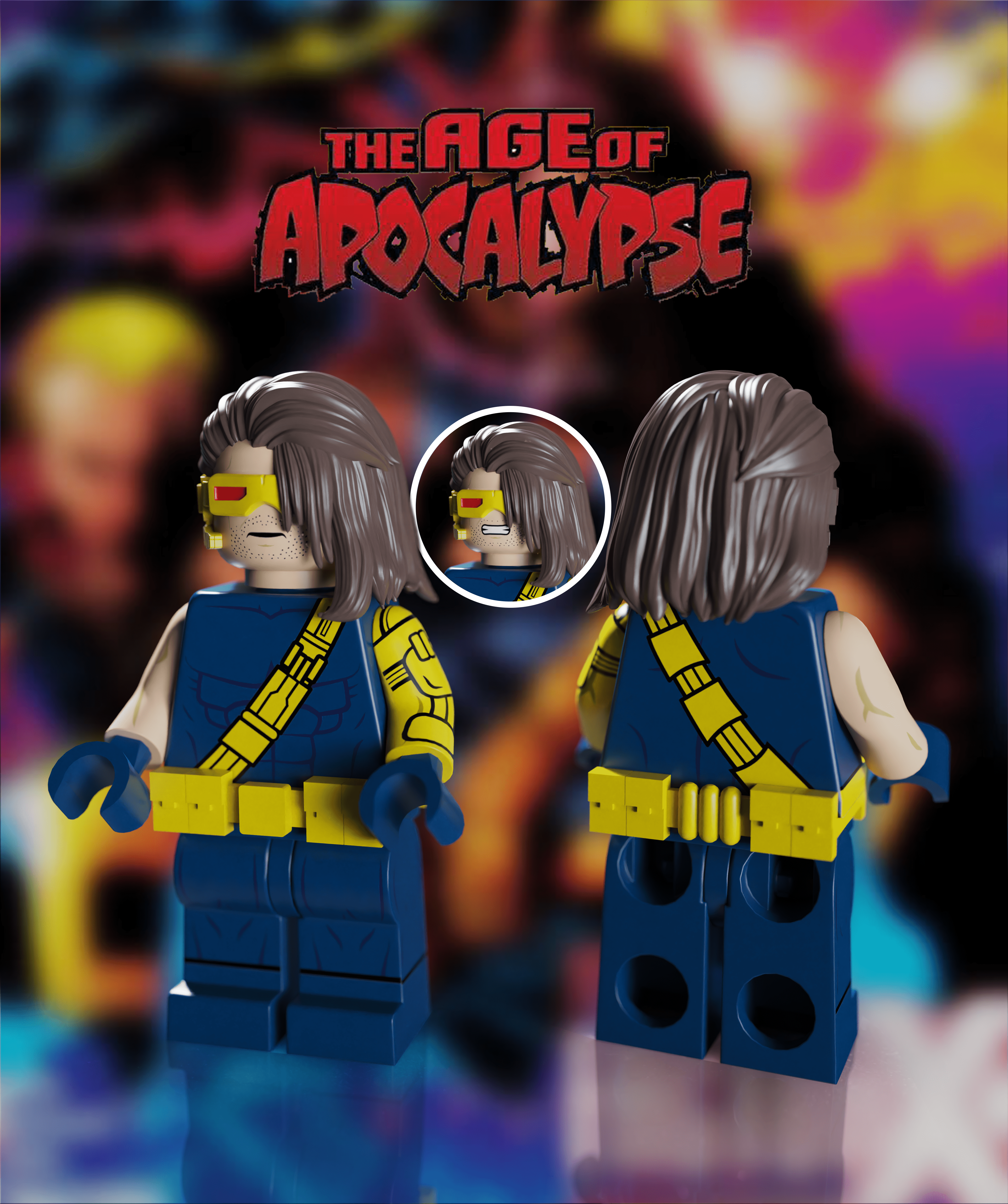 [KRAKOAN BRICK][Preorder] Cyclops - Apocalypse Ver. [PADprinted]