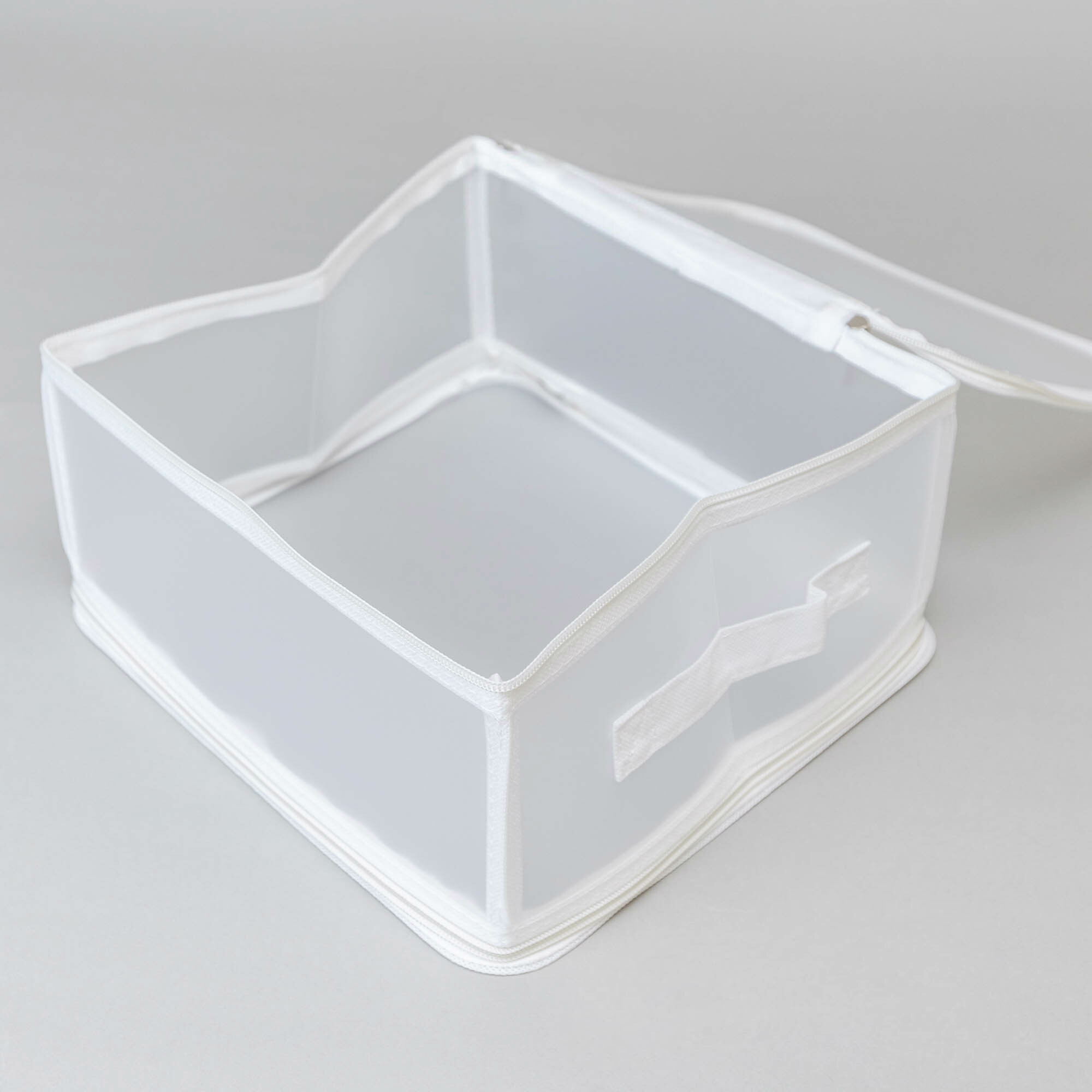 收納盒|可折疊透明收纳箱13L - LeapSelect