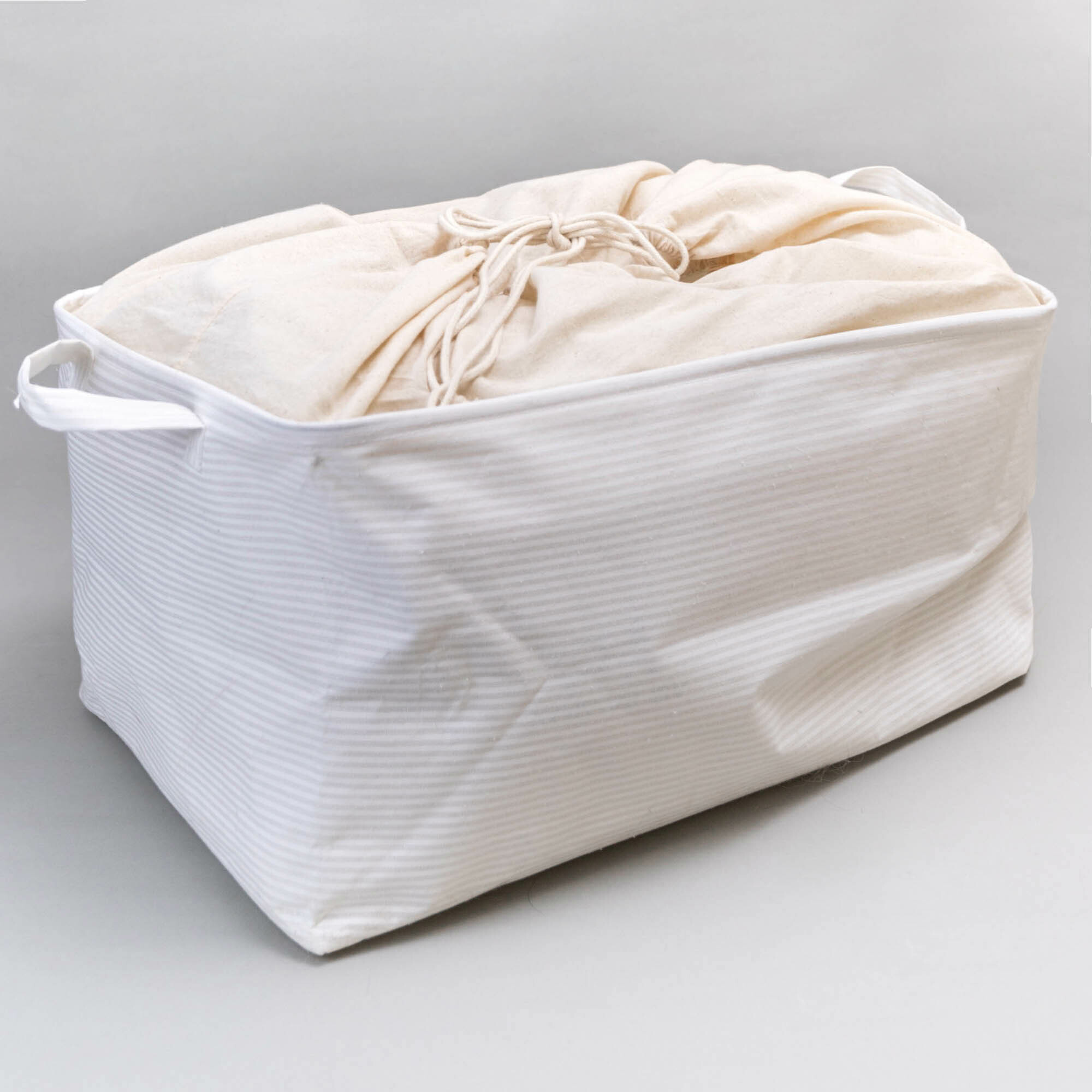 收納盒|棉麻布藝摺疊儲物箱 - LeapSelect