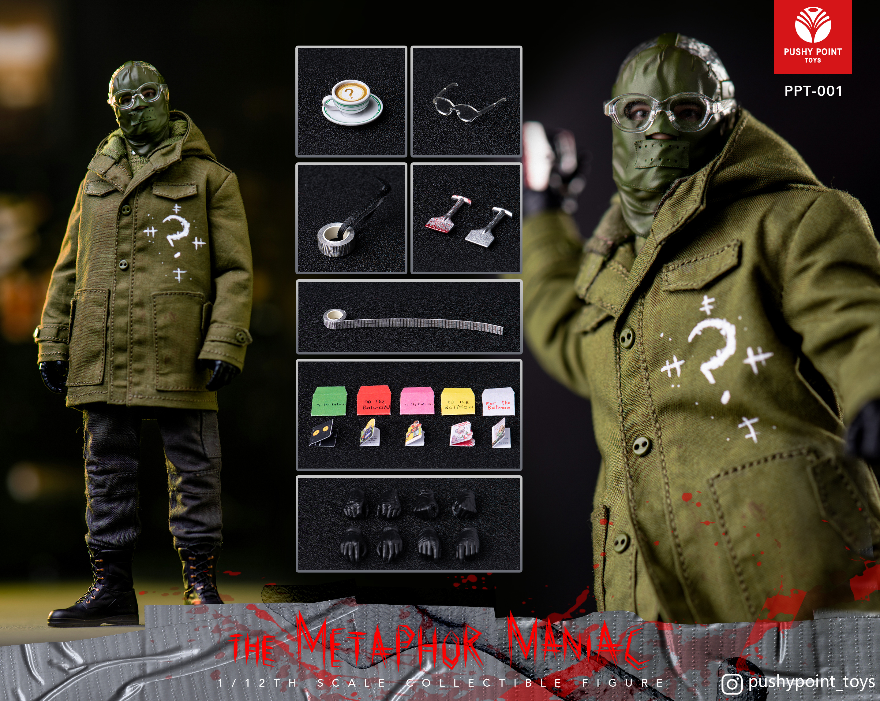 (Pre-order) Pushy point toy- Metaphor Maniac 1/12 Action Figure