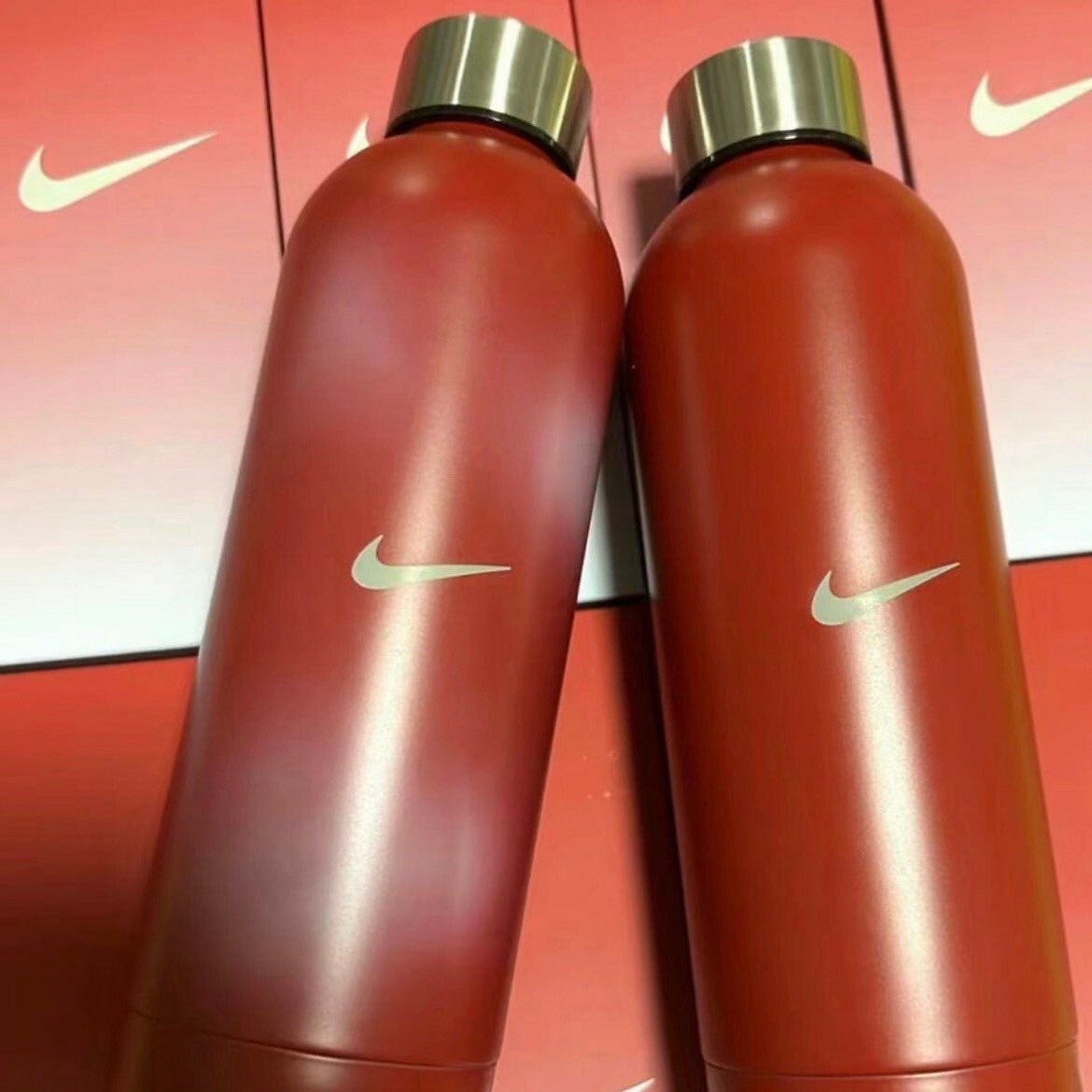 <快速出貨>Nike 變色漸層保溫杯 紅粉/紅藍