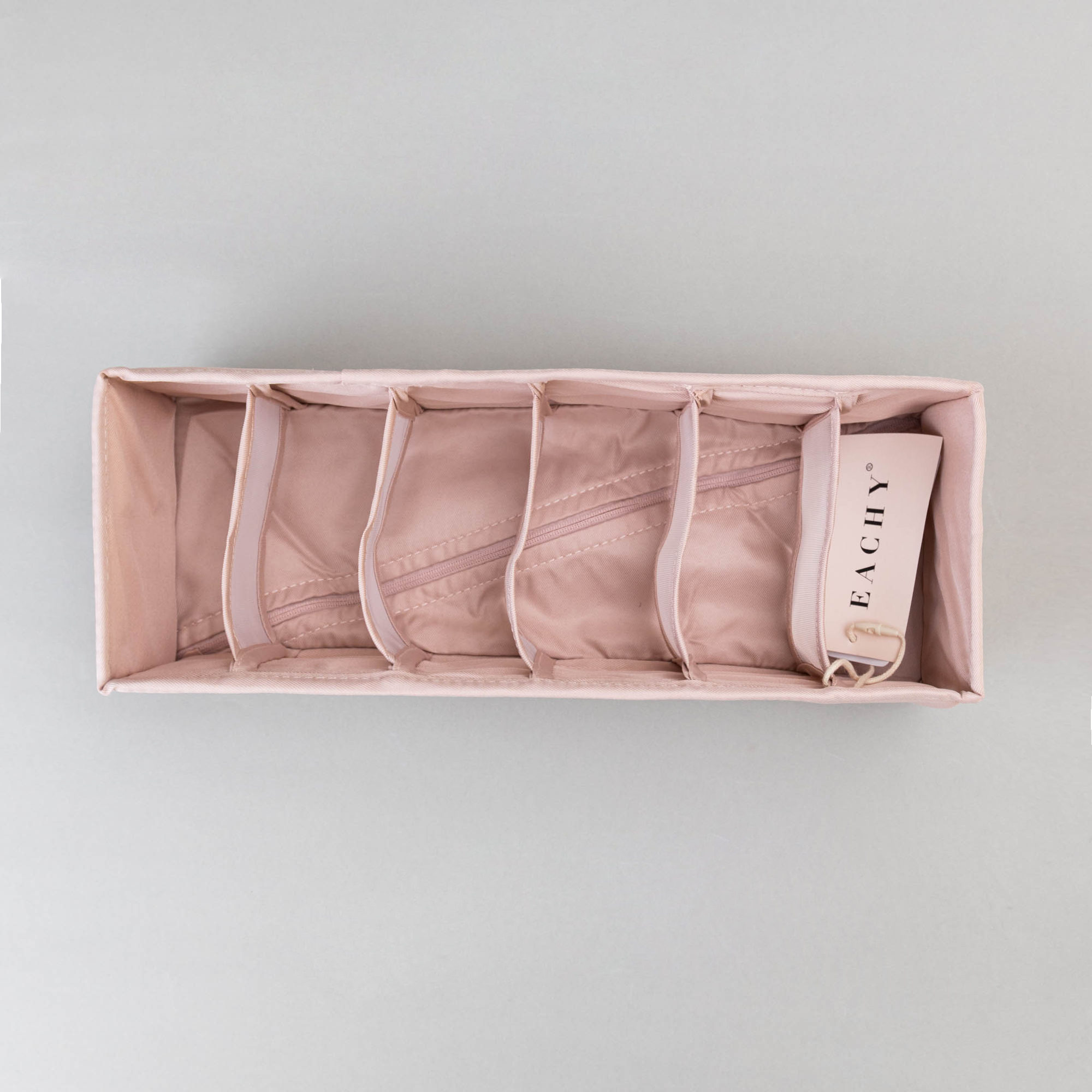 收納盒|衣物收纳盒-內褲/晨霧粉 - LeapSelect