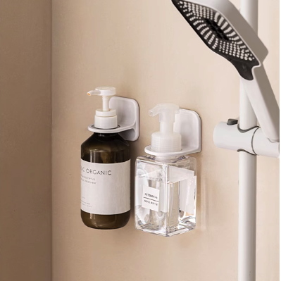 壁面收納|免打孔瓶罐收納架 - 懶角落