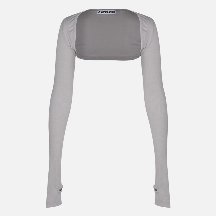 [GATELESS] RIBBED BOLERO