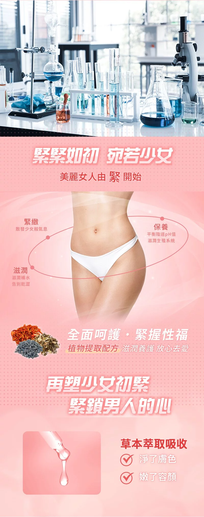 男魂 女用私密潤滑膠囊 - 緊緻 (緊密貼合)