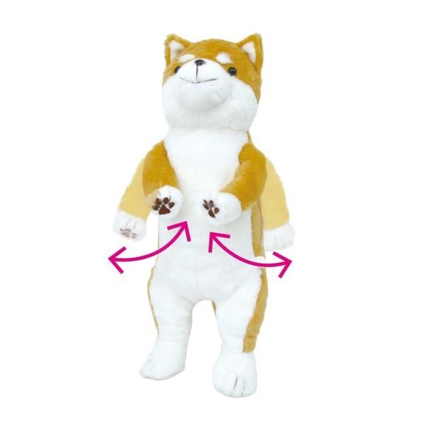 JP 柴犬造型公仔 可任意郁動 0539