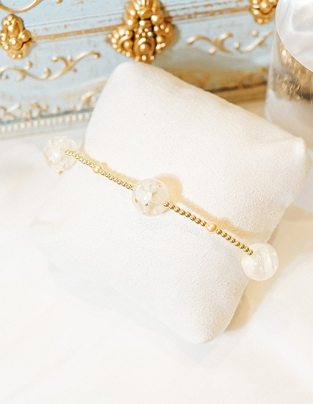 by mii✧象牙金珠手鍊