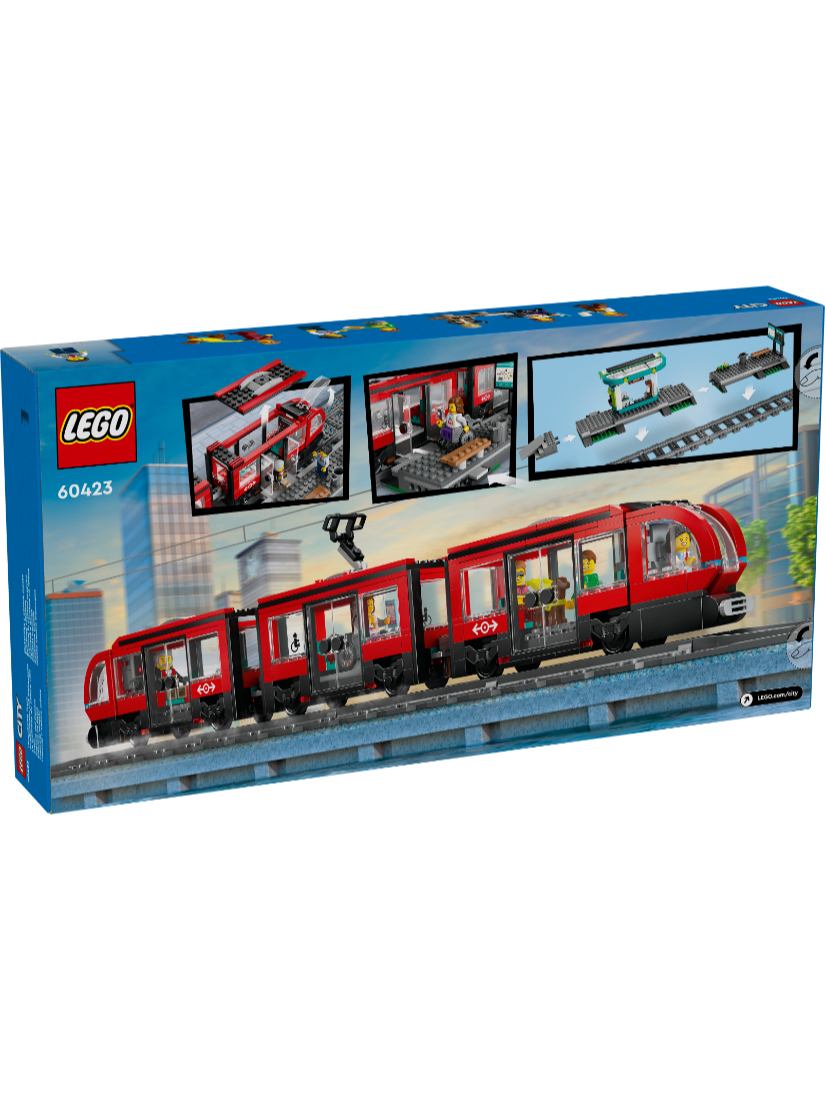 LEGO 60423 市區路面電車和車站