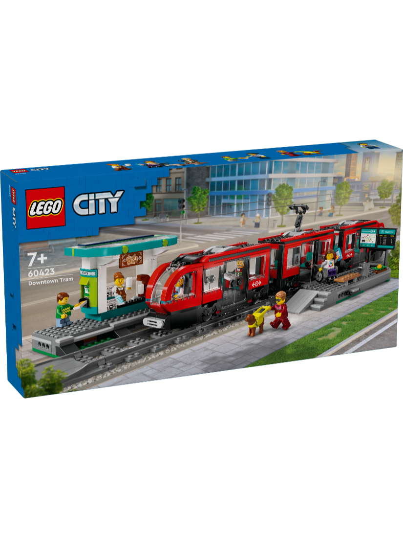 LEGO 60423 市區路面電車和車站
